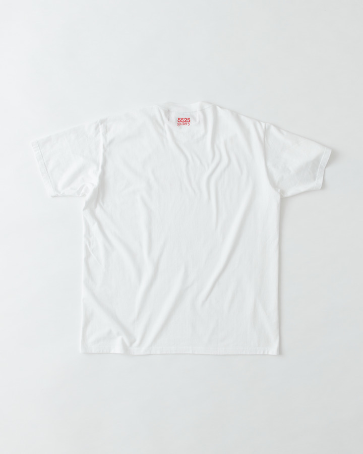 "gallery" T 詳細画像 WHITE / RED 2