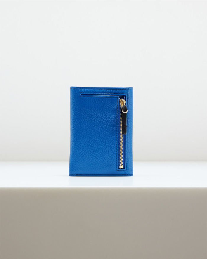 LEATHER TRIFOLD WALLET 詳細画像 BLUE 2