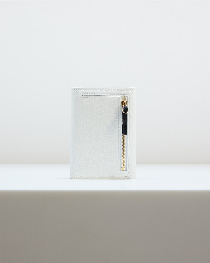 LEATHER TRIFOLD WALLET 詳細画像 WHITE 2