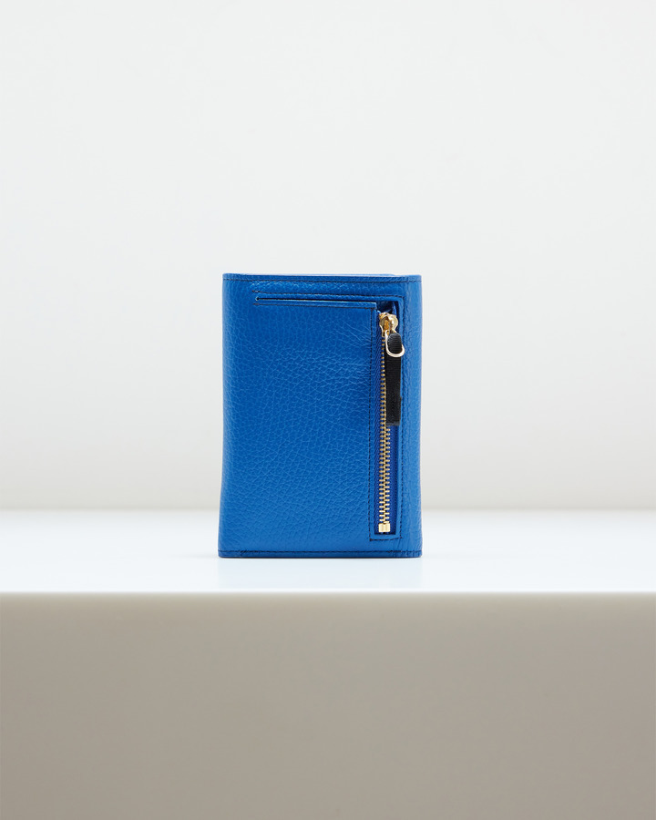 LEATHER TRIFOLD WALLET 詳細画像 BLUE 2