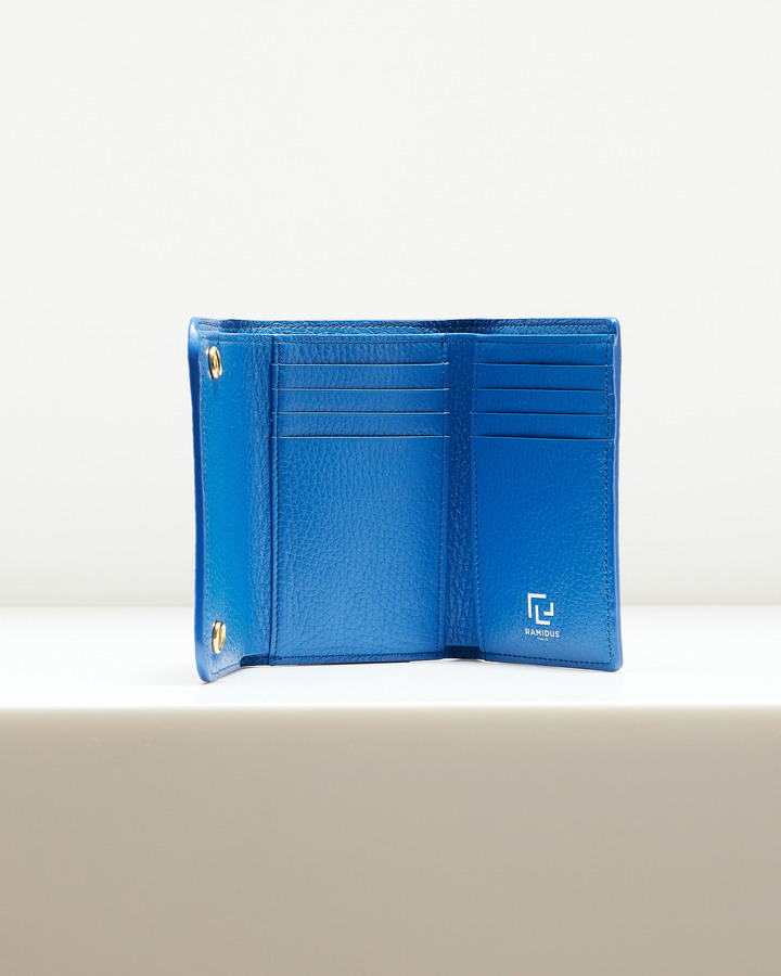 LEATHER TRIFOLD WALLET 詳細画像 BLUE 3