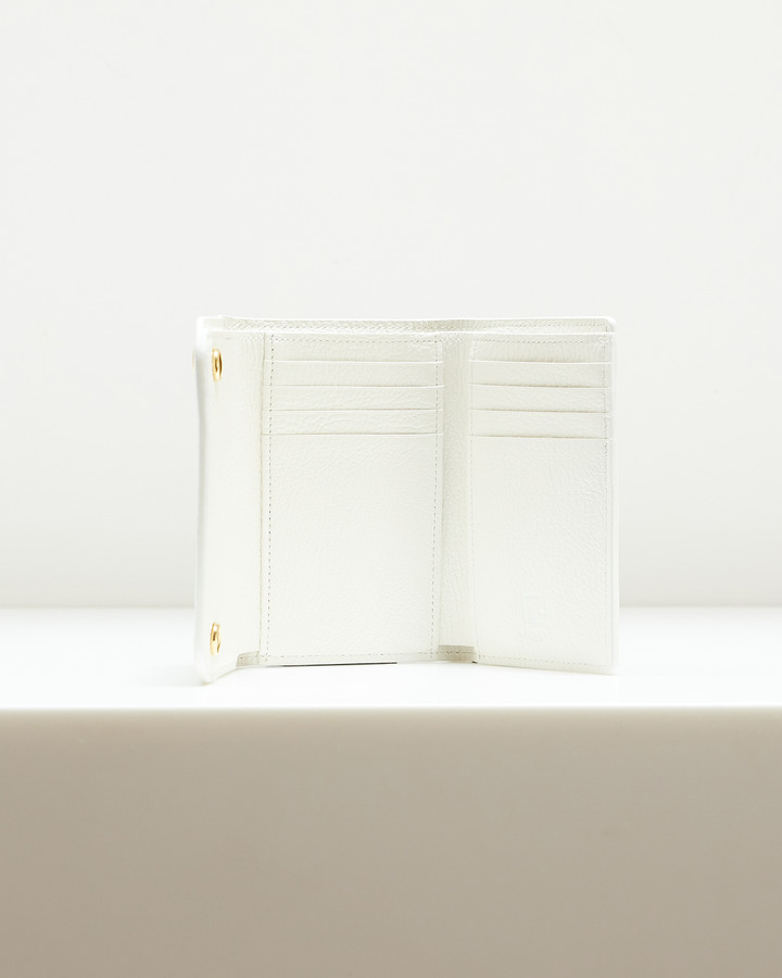 LEATHER TRIFOLD WALLET 詳細画像 WHITE 3