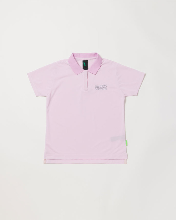 【WOMEN'S】S/SLEEVE Z/UP GOLF SHIRT 詳細画像 LAVENDER 1