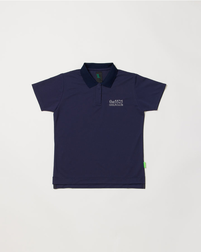 WOMEN’S S/SLEEVE Z/UP GOLF SHIRT 詳細画像 NAVY 1