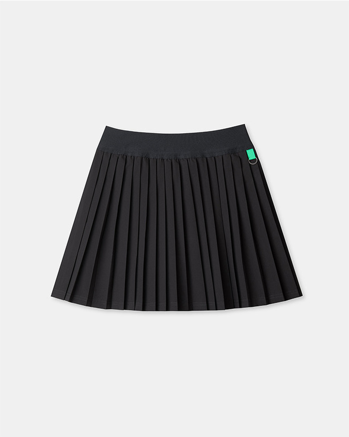 【5525 × MAICHI】STRETCH PLEATS SKIRT 詳細画像 BLACK 4