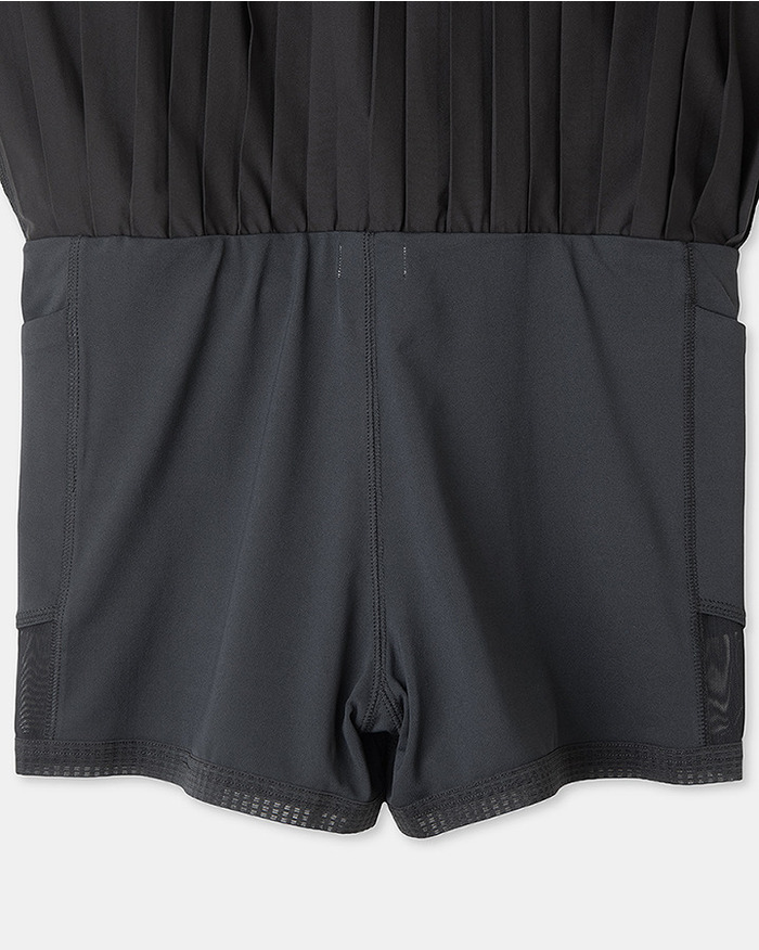 【5525 × MAICHI】STRETCH PLEATS SKIRT 詳細画像 BLACK 6