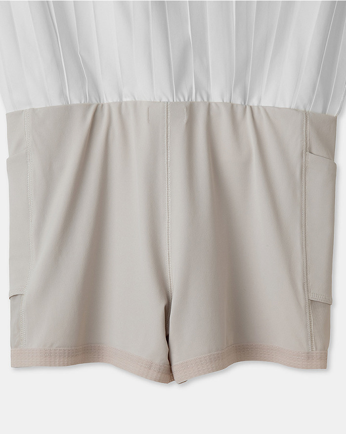 【5525 × MAICHI】STRETCH PLEATS SKIRT 詳細画像 WHITE 6