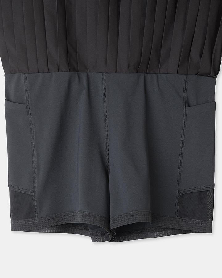 【5525 × MAICHI】STRETCH PLEATS SKIRT 詳細画像 BLACK 5