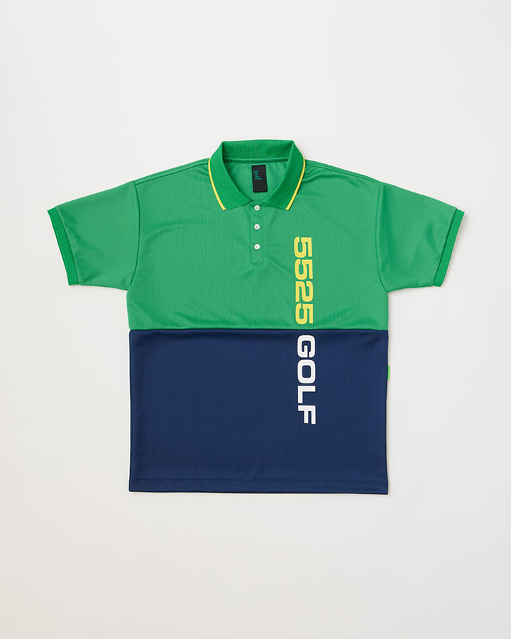 COLOR PANEL GOLF SHIRT 詳細画像 GREEN/NAVY 1