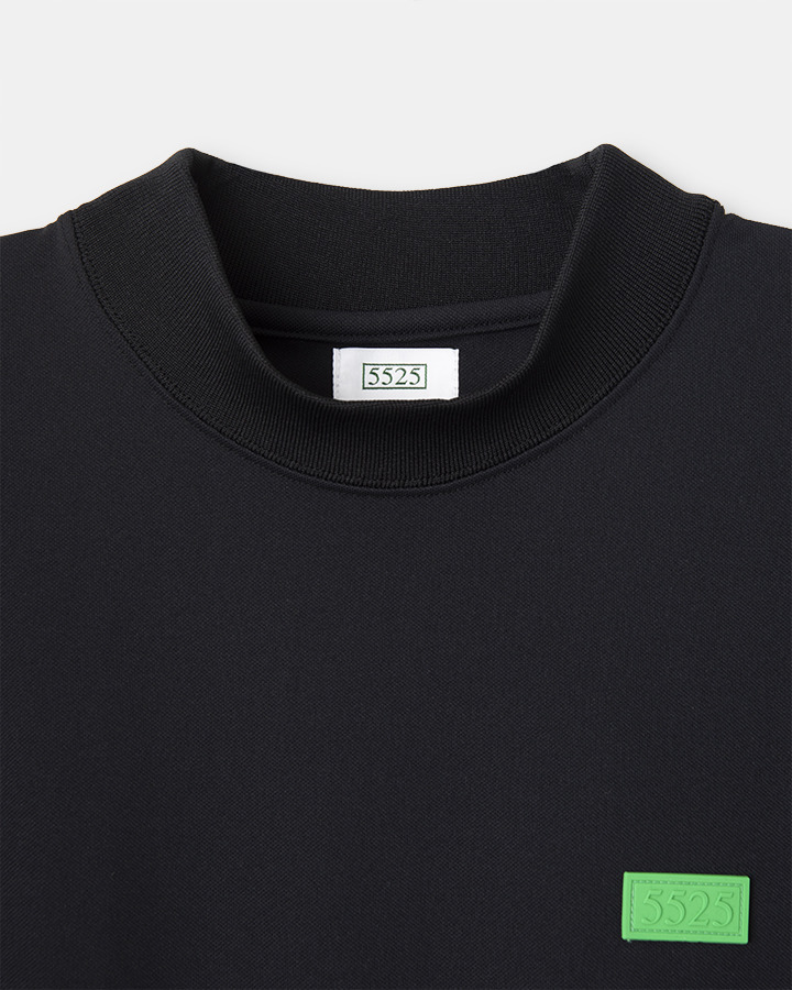 5525 MOCK NECK TEE 詳細画像 BLACK 2