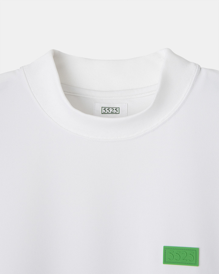 5525 MOCK NECK TEE 詳細画像 WHITE 2