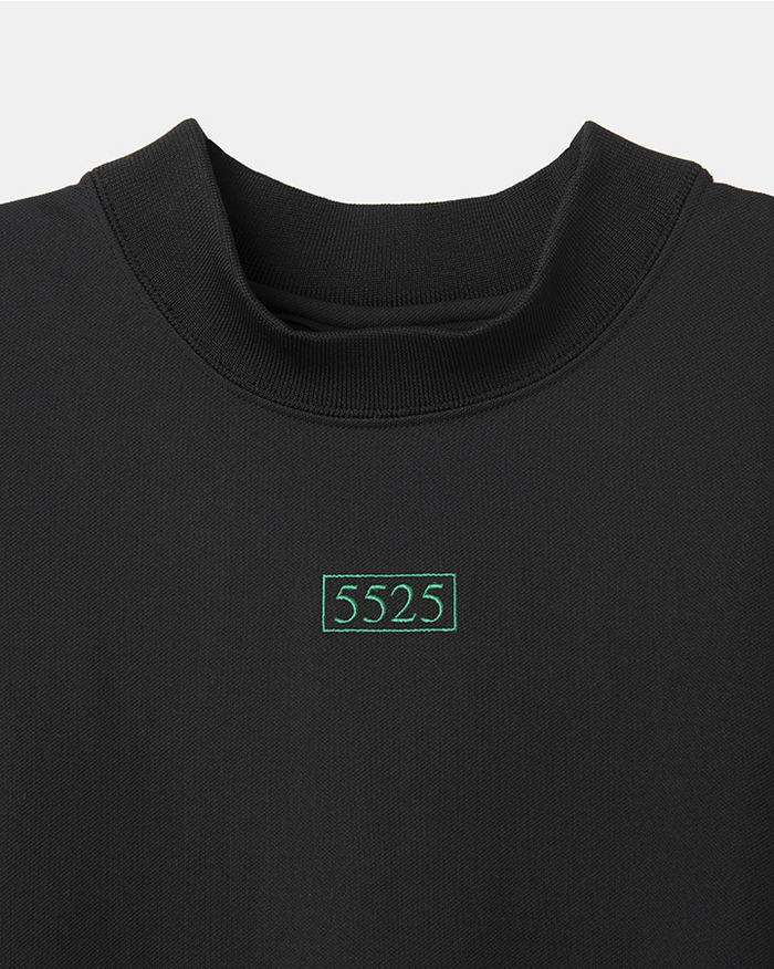 5525 WOMEN’S MOCK T 詳細画像 BLACK 2