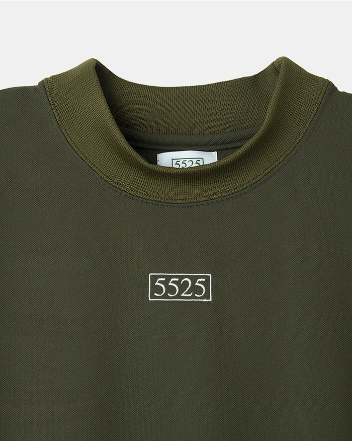 5525 WOMEN’S MOCK T 詳細画像 OD.GREEN 2