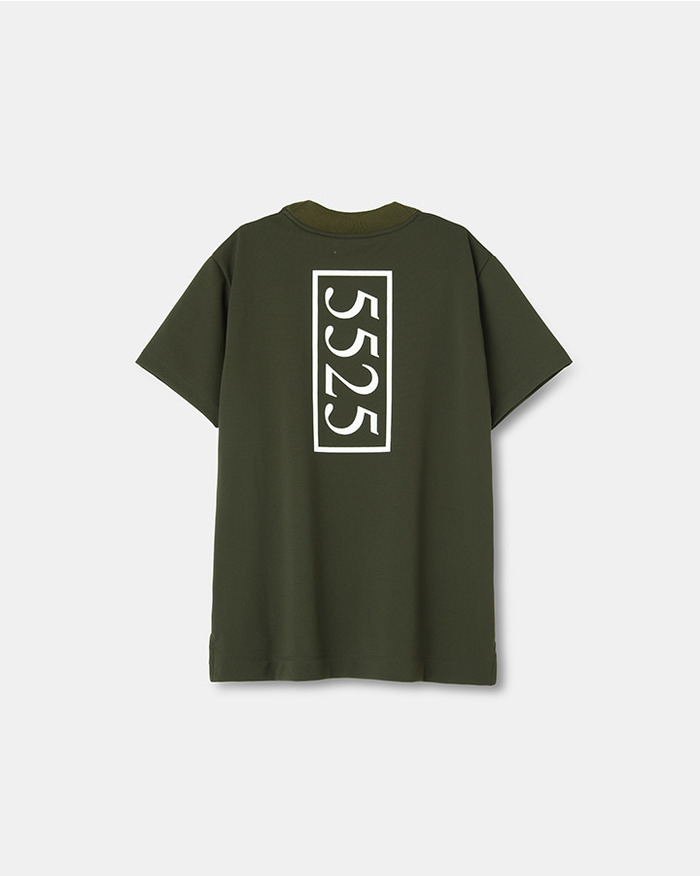 5525 WOMEN’S MOCK T 詳細画像 OD.GREEN 6