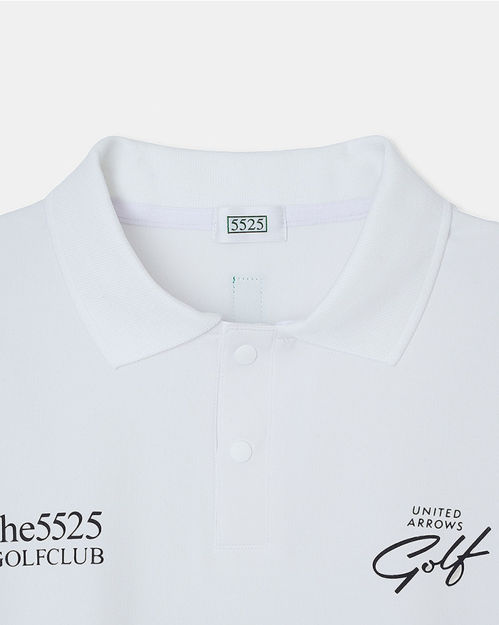 【5525 × UNITED ARROWS GOLF】5525 S/S PL 詳細画像 WHITE 2