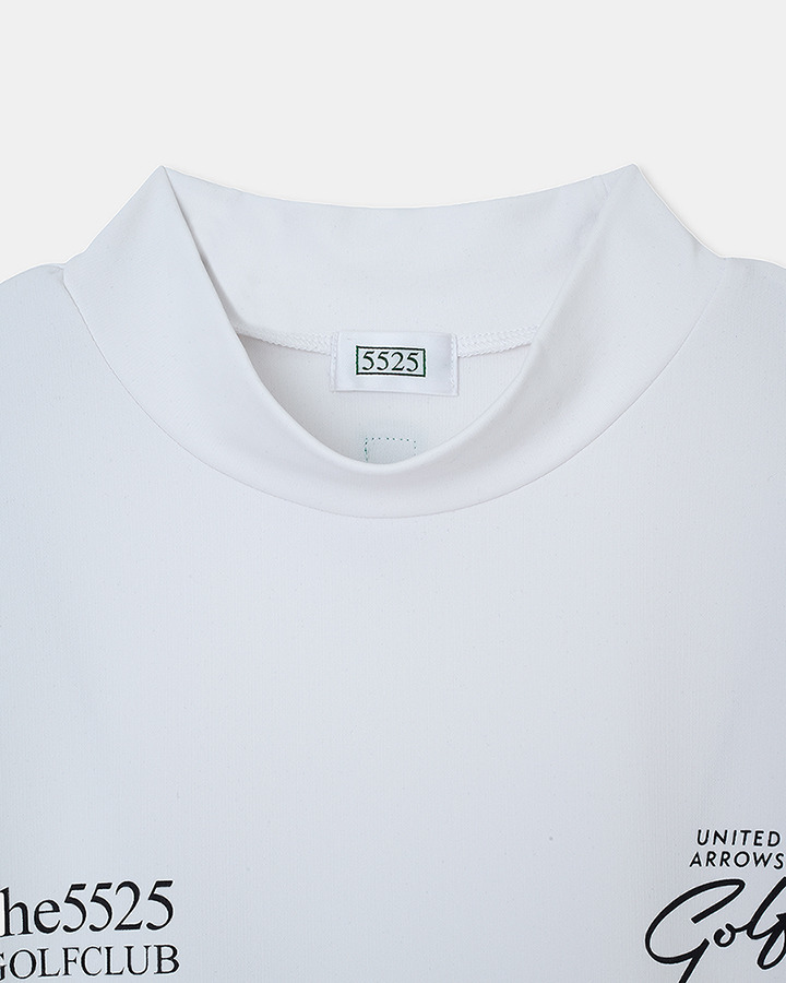 【5525 × UNITED ARROWS GOLF】5525 S/S MOCK 詳細画像 WHITE 2