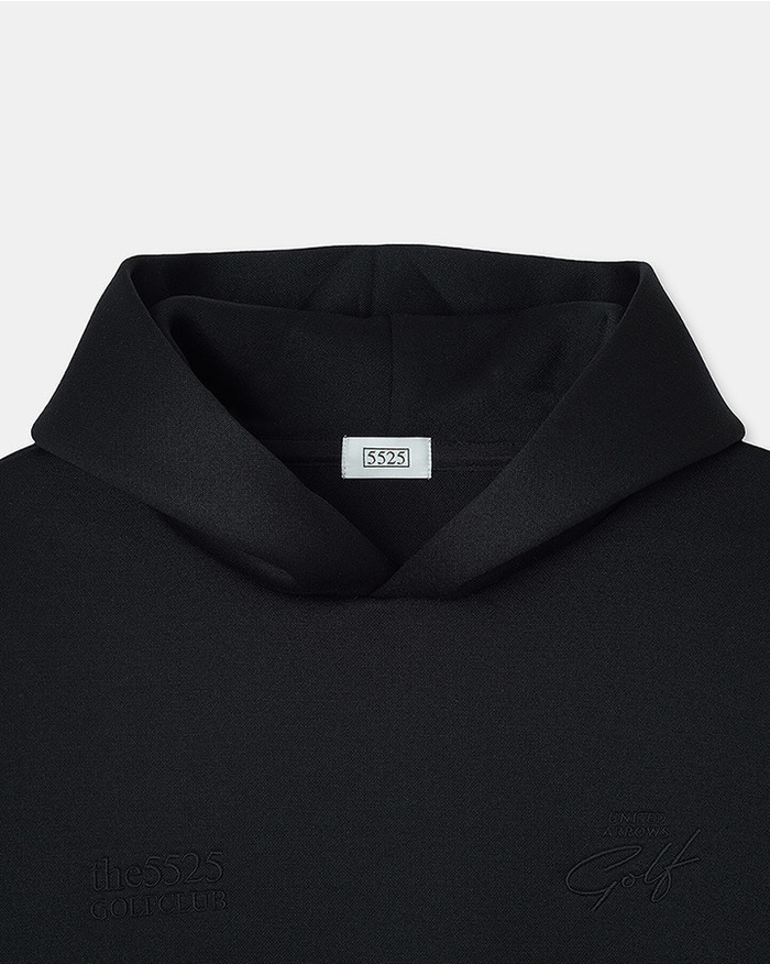 【5525 × UNITED ARROWS GOLF】5525 L/S HOOD PK 詳細画像 BLACK 2