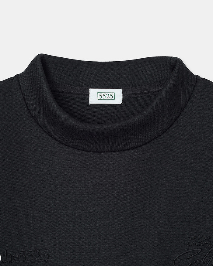 【5525 × UNITED ARROWS GOLF】L/S HI-NECK 詳細画像 BLACK 2