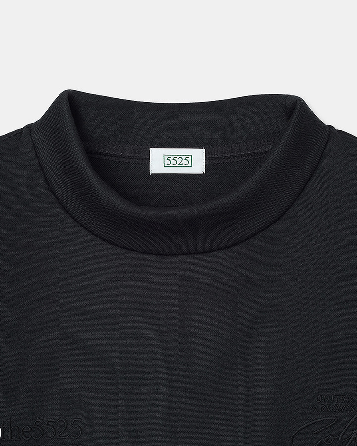 【5525 × UNITED ARROWS GOLF】L/S HI-NECK 詳細画像 BLACK 2