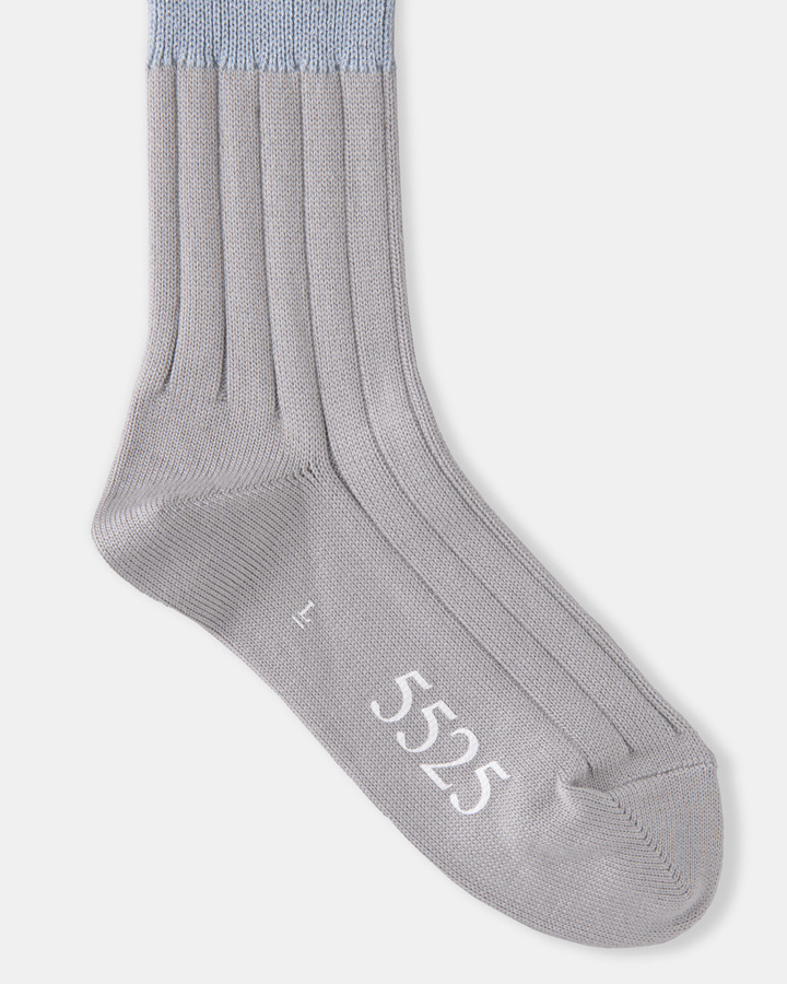 【WOMEN'S】5525 LOGO SOCKS 詳細画像 GRAY 3