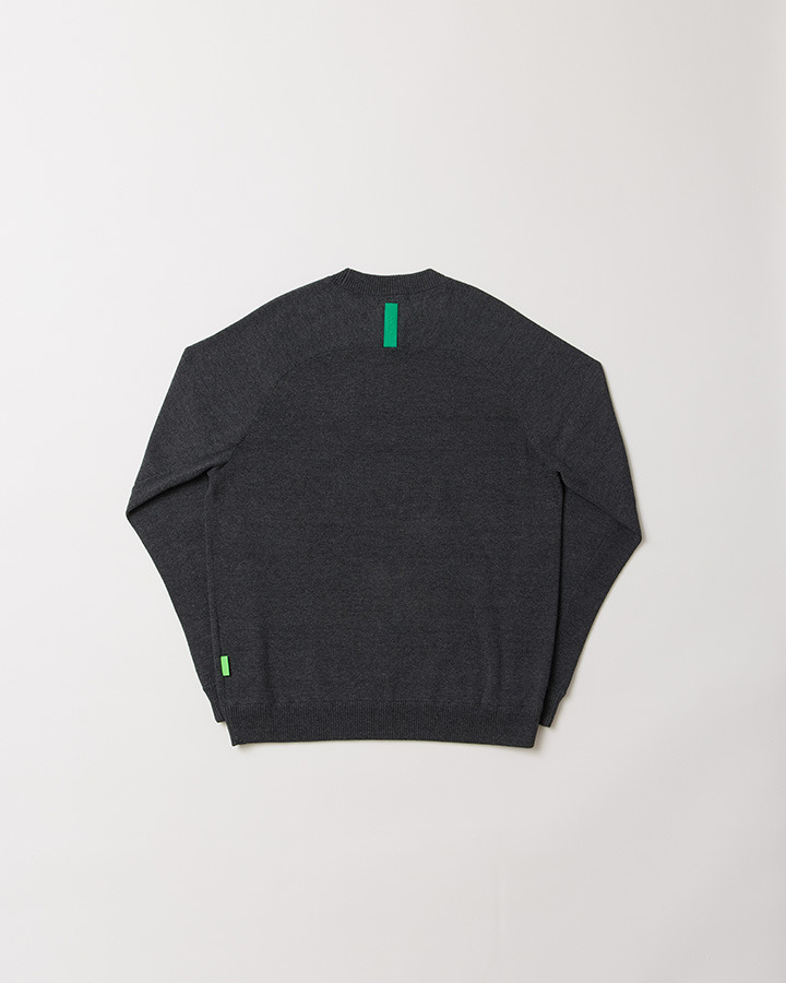 R/SLEEVE GOLF SWEATER 詳細画像 GRAY 2