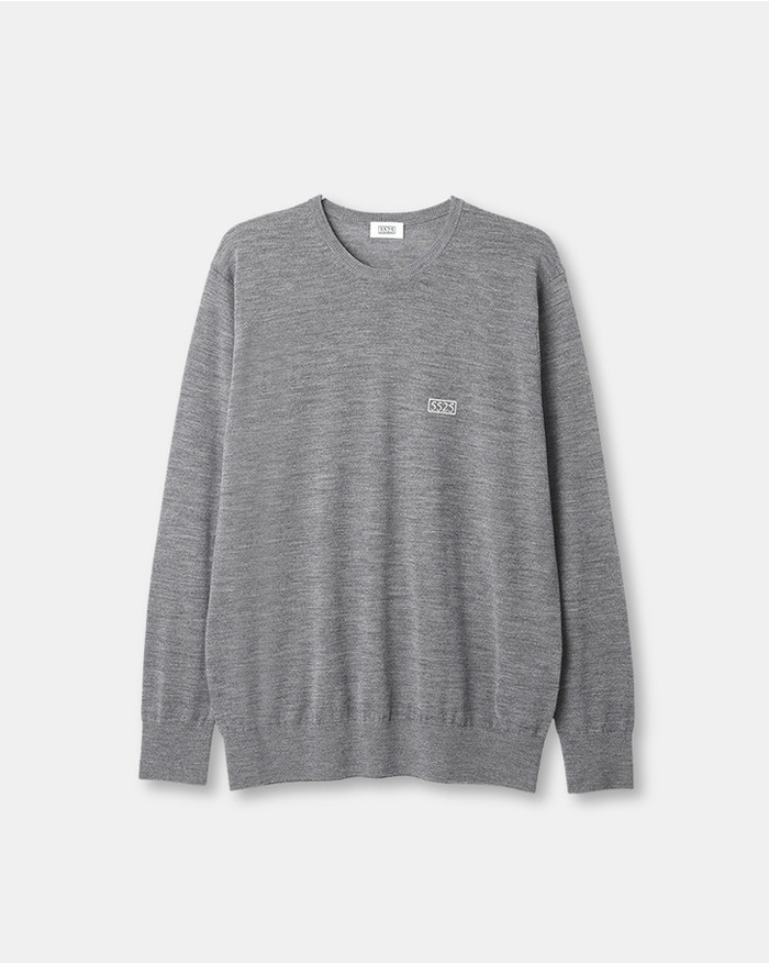 5525 CREW NECK H/G SWEATER 詳細画像 Lt.GRAY 1