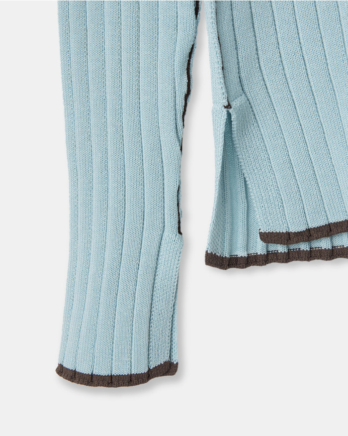 【WOMEN'S】5525W RIB TURTLE SWEATER 詳細画像 BLUE 3