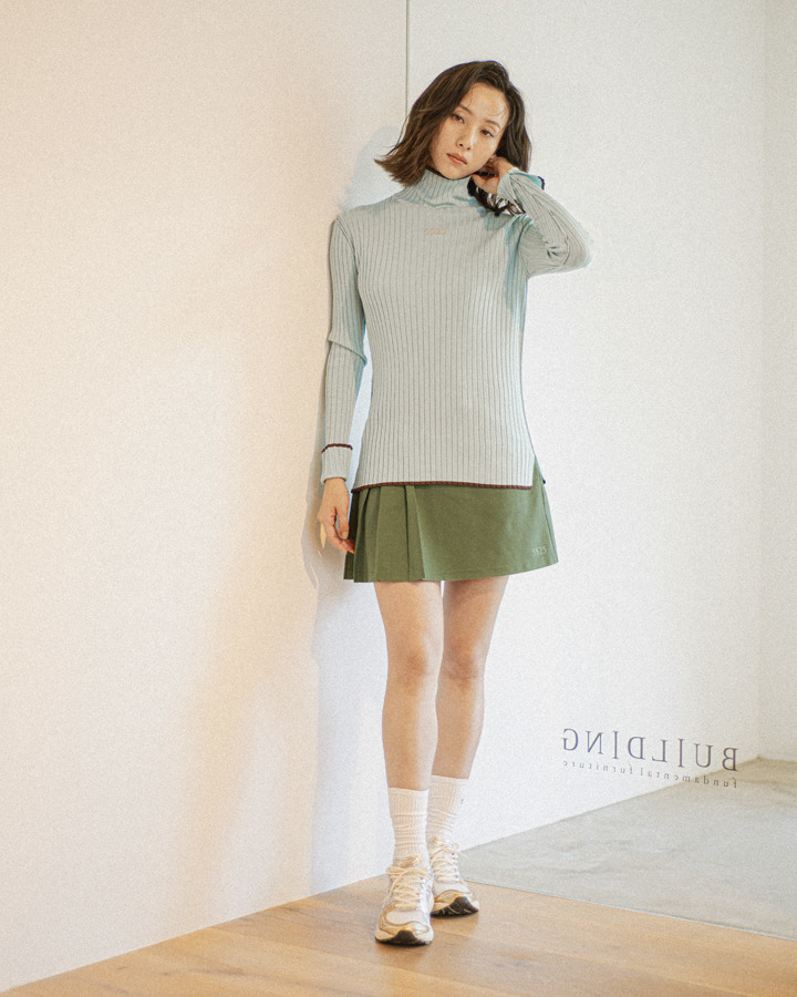 【WOMEN'S】5525W RIB TURTLE SWEATER 詳細画像 BLUE 8