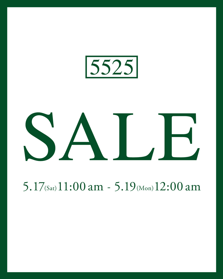5525 50%OFF SALE